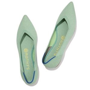 NWT Rothy’s retired mint point, sz 10